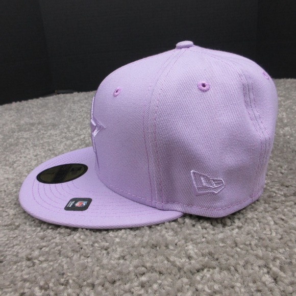 Dallas Cowboys Hat Cap Mens Fitted 7 Purple New Era 59 Fifty NFL Football NEW - Picture 3 of 9